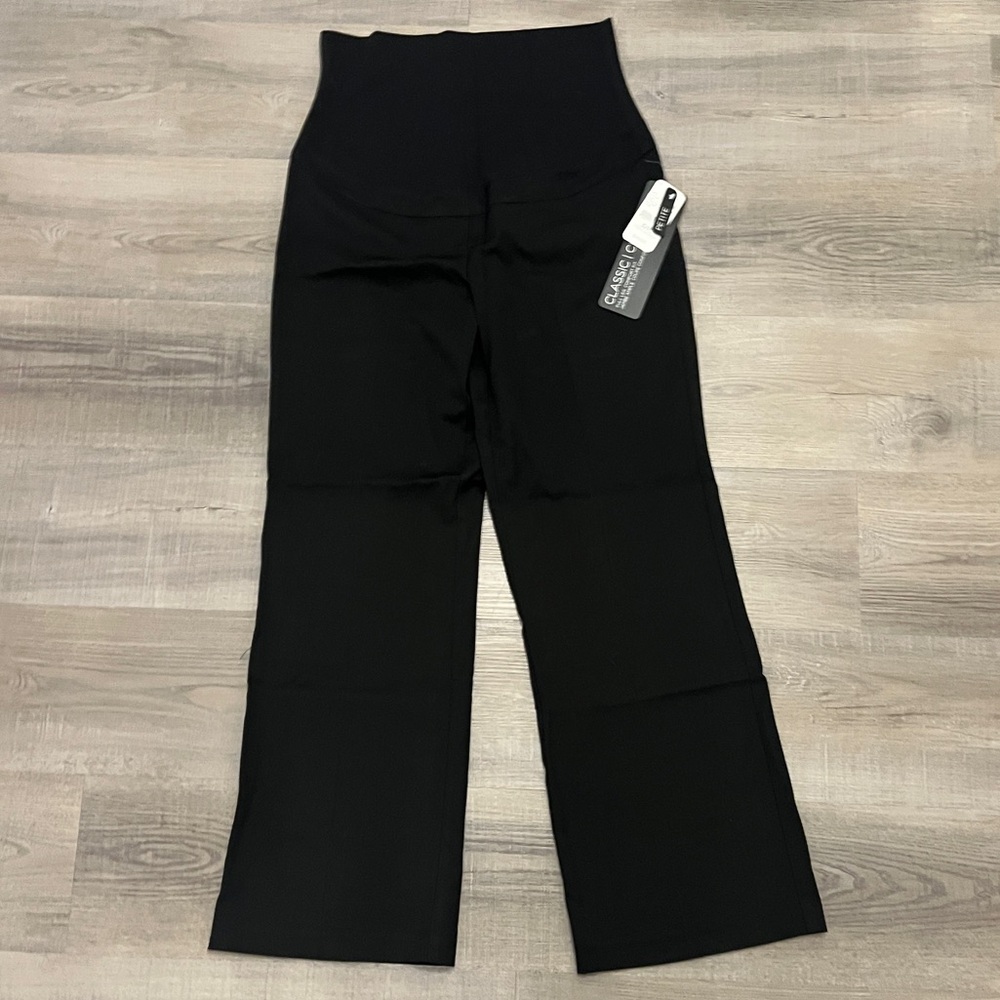 NWT Thyme Classic Wide Leg Maternity Pants - Petite